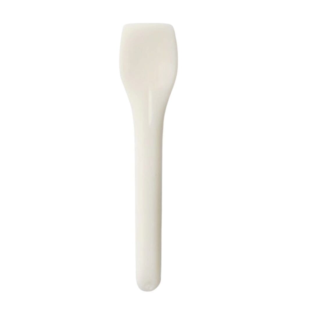 Alcas compostable PLA gelato spoon cream colour
