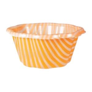 Alcas Coppa Joy orange striped gelato cup 210cc