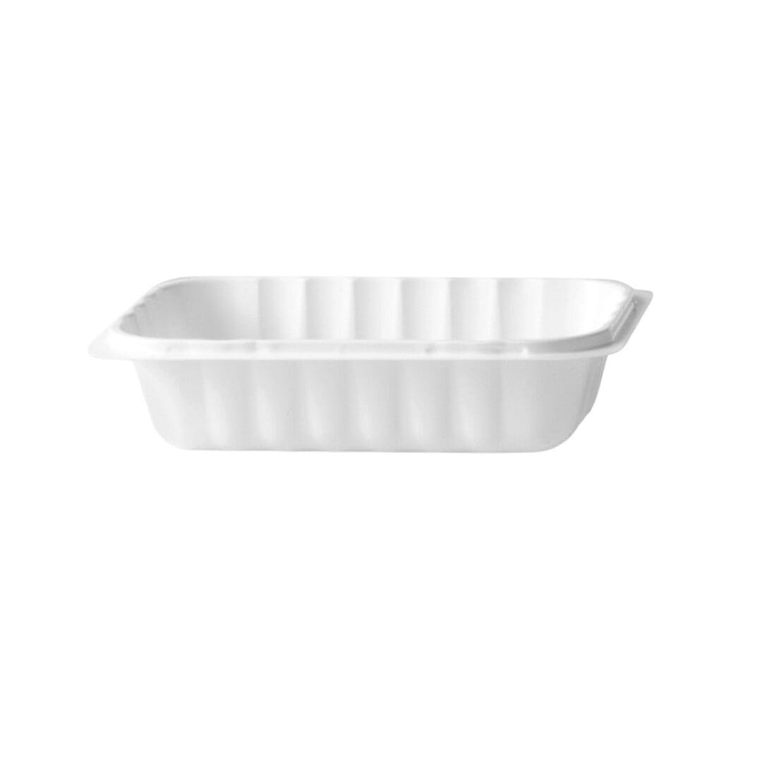 Alcas Porzionabile compostable take-out gelato container on white