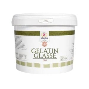 Elenka Gelatin-Glasse Oro translucent gold glaze 5 kg pail
