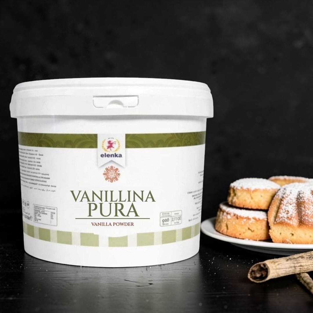 Elenka Vanillina Pura 905 with vanilla sponge and pastries
